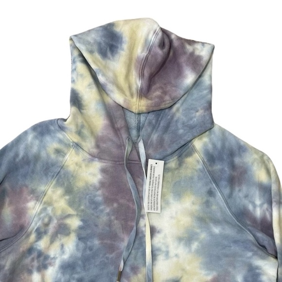 NEW Young Fabulous & Broke Oversized Hoodie Tunic Sweatshirt Blue Tie Dye Small - Picture 8 of 13